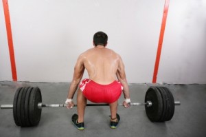 Dead lifts will work your entire body hard.