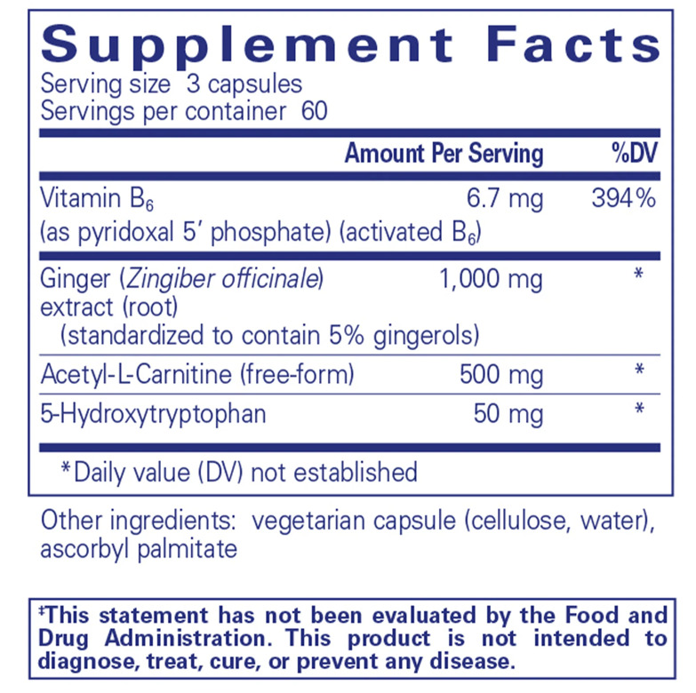 MotilPro Ingredients Pure Encapsulations