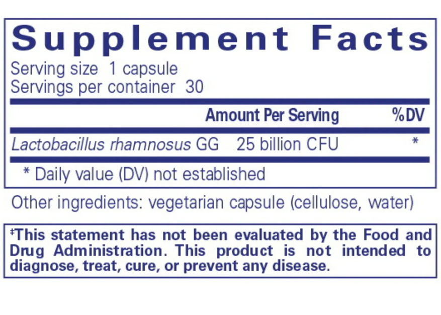 PureGG 25B Ingredients Pure Encapsulations