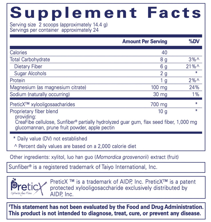 PureLean Fiber Ingredients Pure Encapsulations