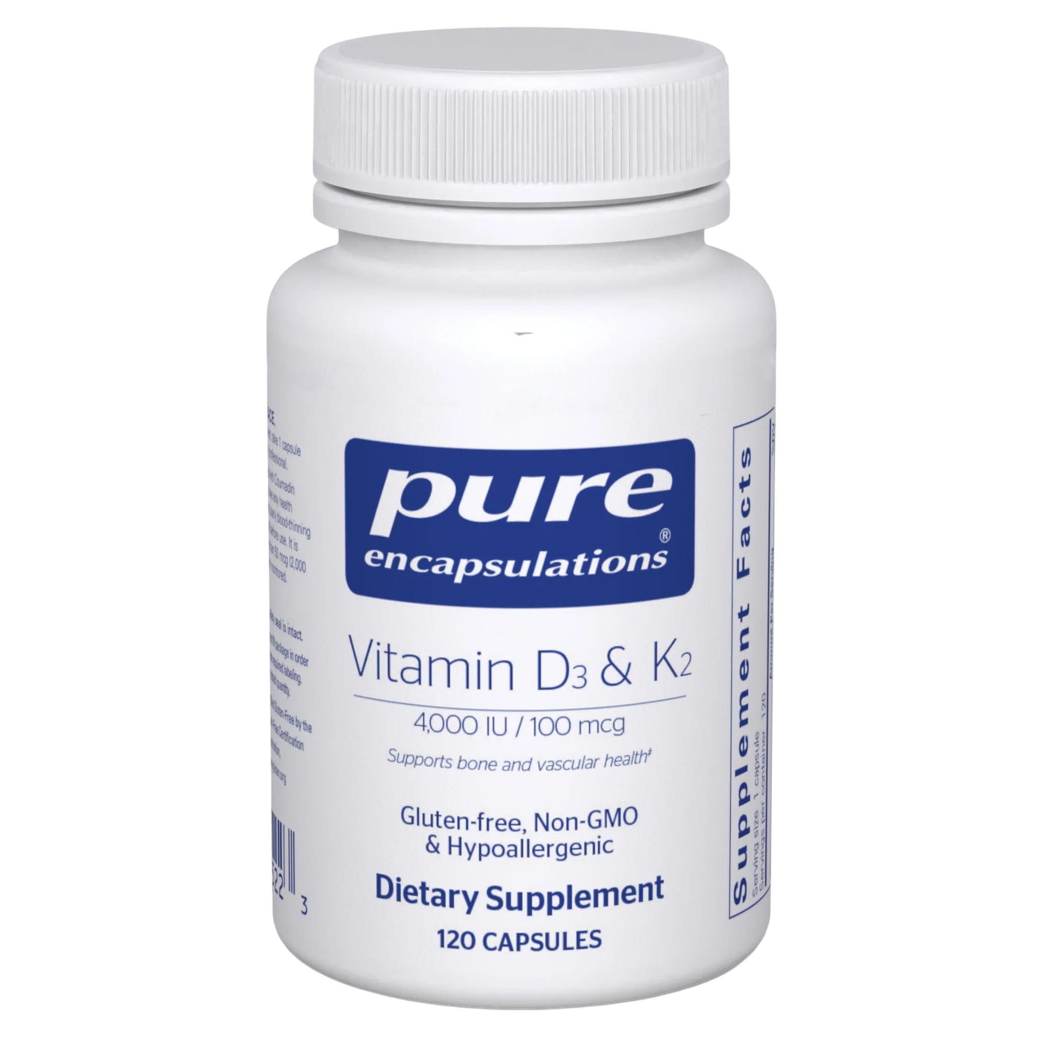 Vitamin D3 & K2 Pure Encapsulations