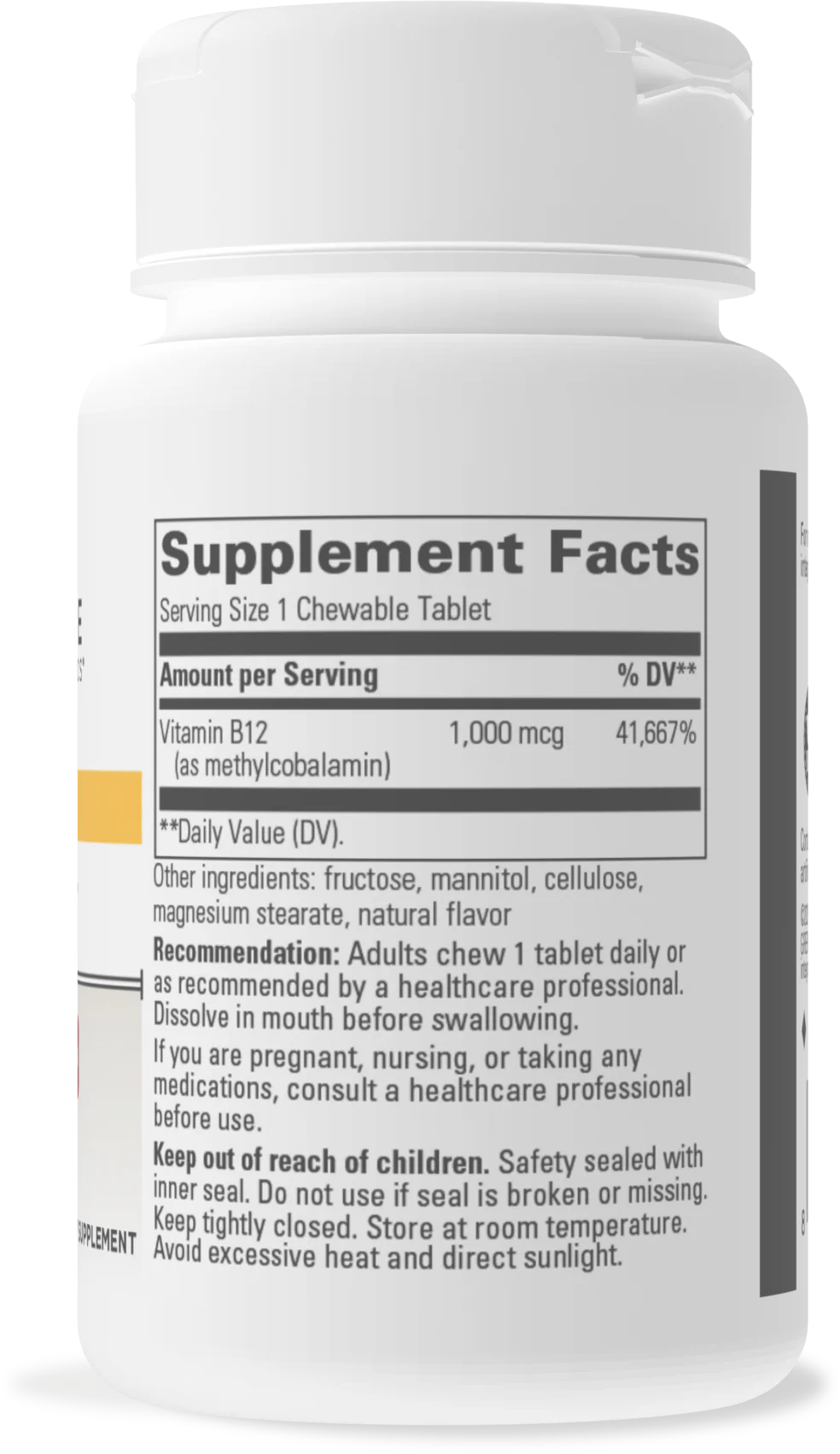 Integrative Therapeutics_B12-Active Chewable_Ingredients