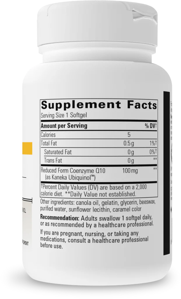 Integrative Therapeutics_UBQH 100mg_Ingredients